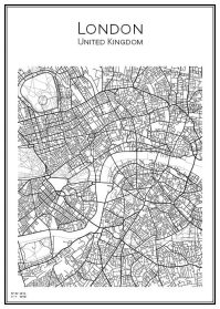 Stadskarta över London