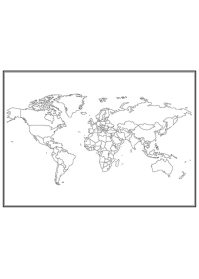 Stadskarta över världen