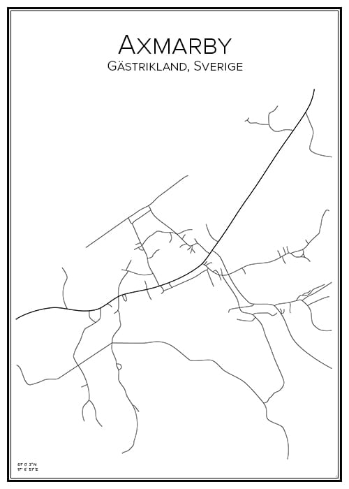 Stadskarta över Axmarby