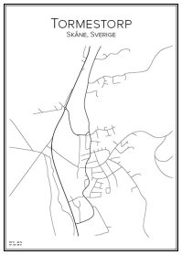 Stadskarta över Tormestorp