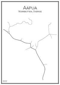 Stadskarta över Aapua