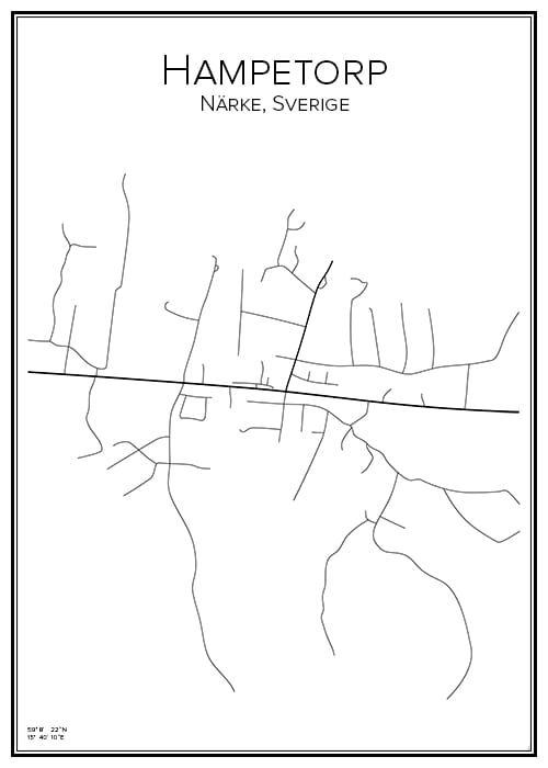 Stadskarta över Hampetorp