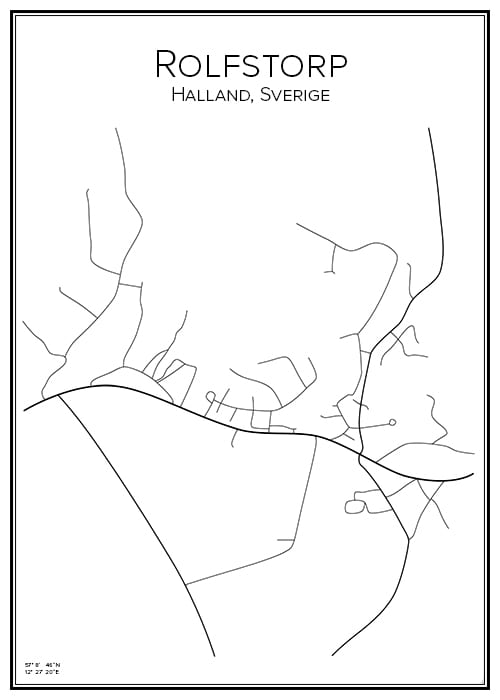 Stadskarta över Rolfstorp