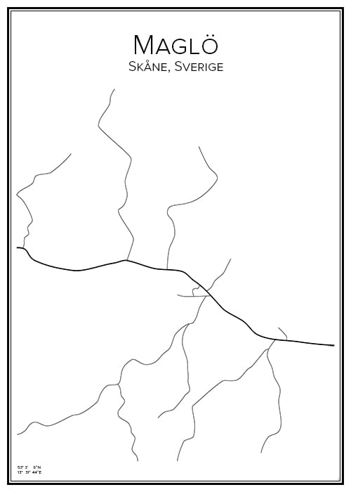 Stadskarta över Maglö