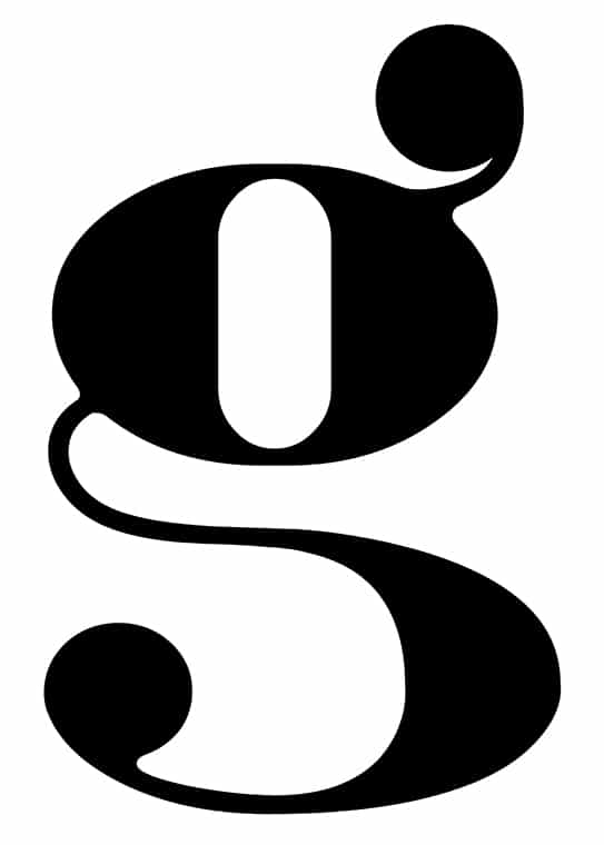 Poster med bokstaven G