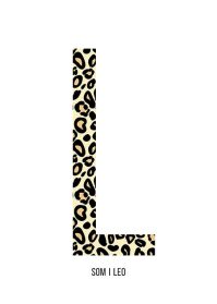 Bokstaven L leopard