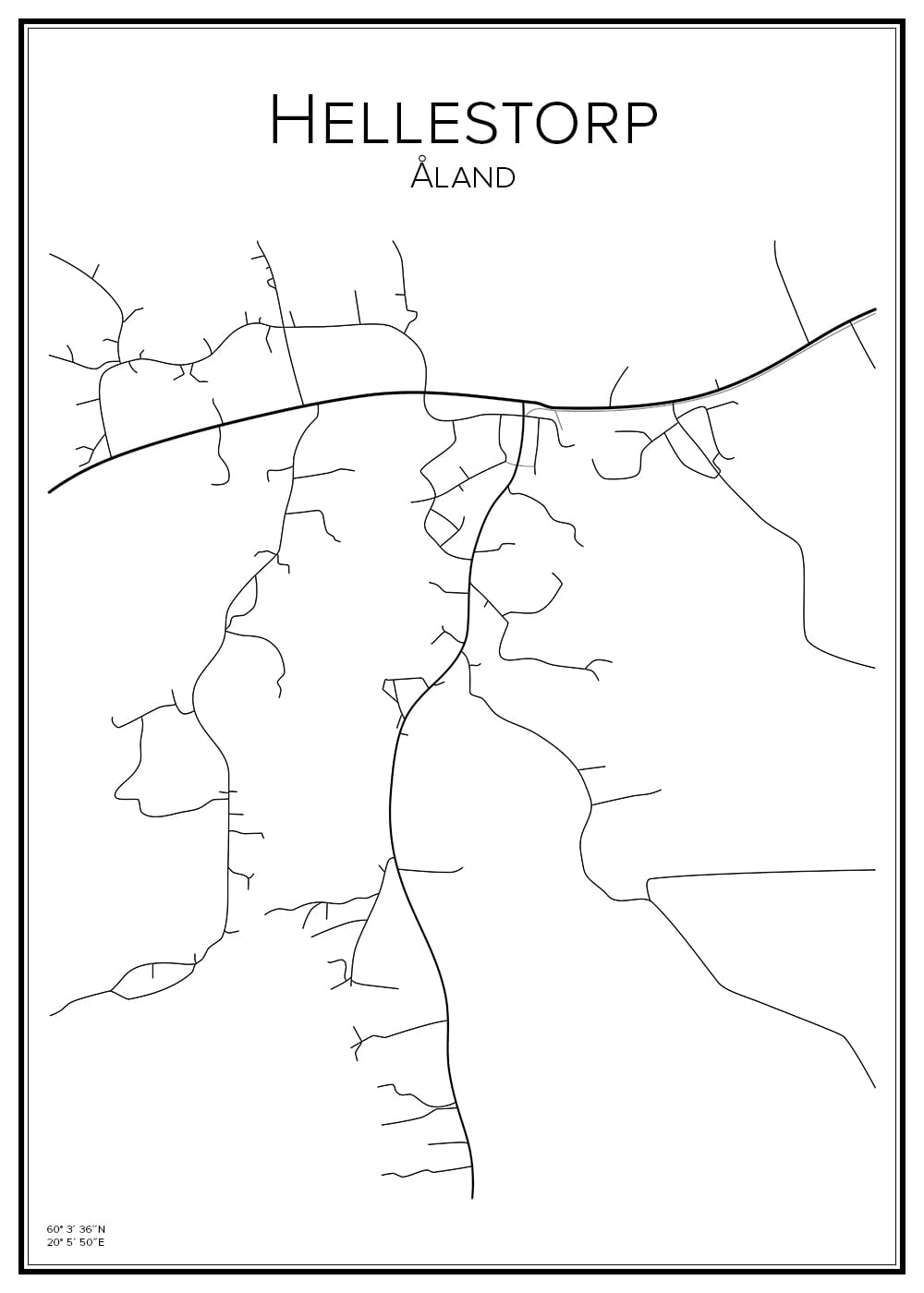 Stadskarta över Hellestorp