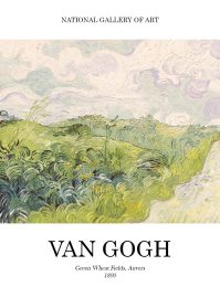 Green wheat fields auvers van Gogh Poster