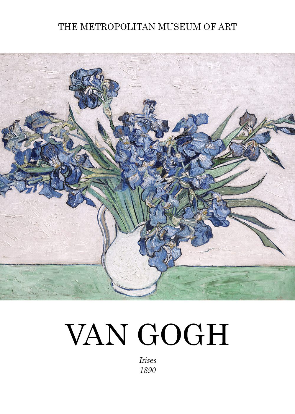 Irises Van Gogh poster