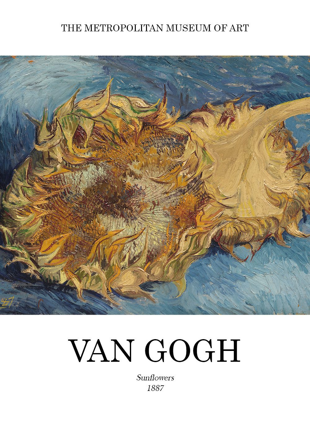 Sunflowers Poster van Gogh