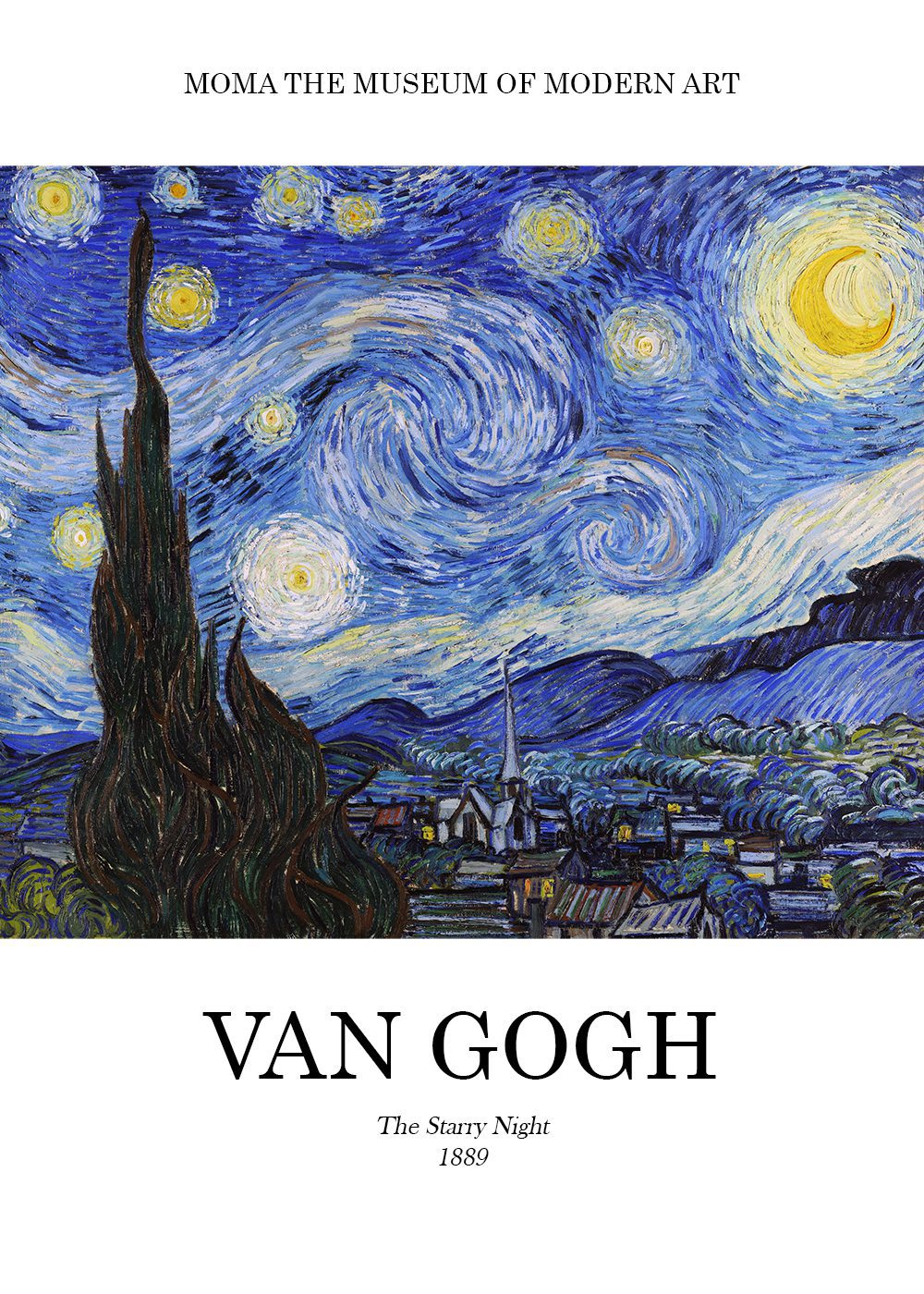 The Starry Night Van Gogh Poster