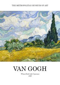 Wheat Field with Cypresses Van Gogh Poster
