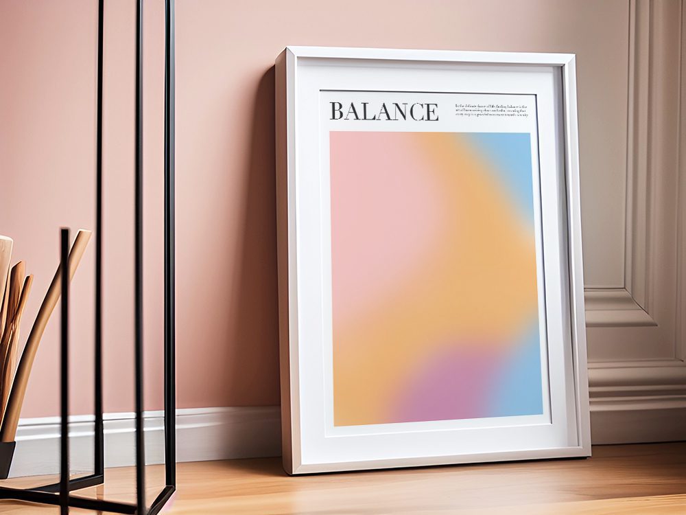 balance poster