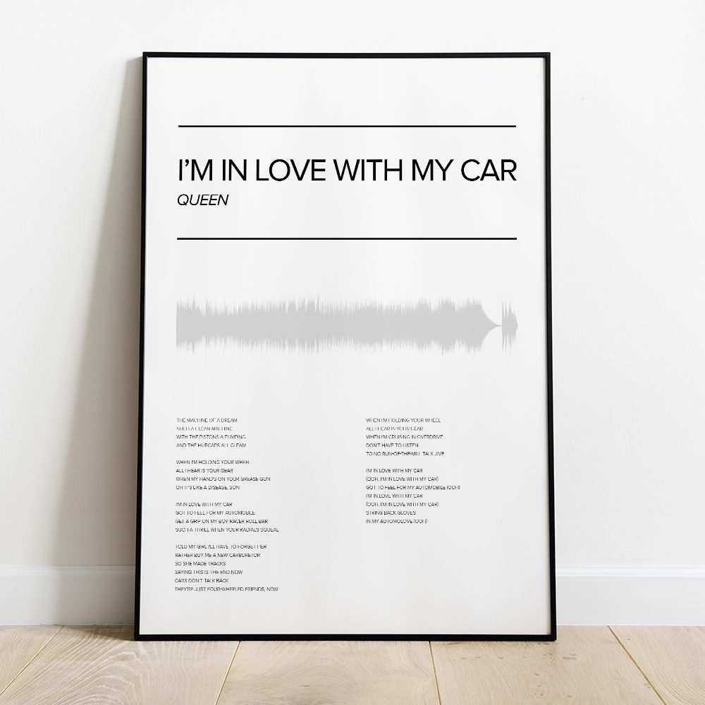 Queen - I’m In Love With My Car Poster